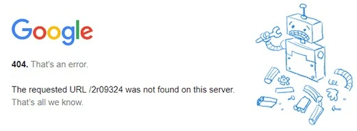 O que é o erro 404